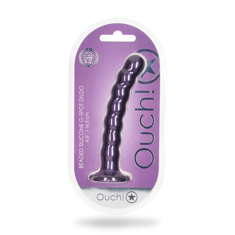 Shots Ouch 6.5" Beaded G-spot Dildo