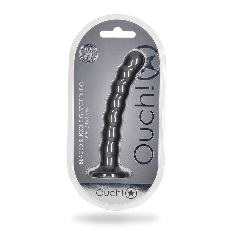 Shots Ouch 6.5" Beaded G-spot Dildo
