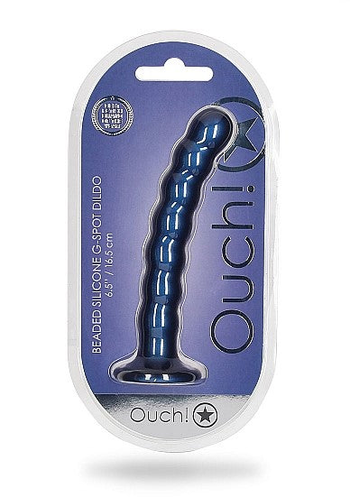 Shots Ouch 6.5" Beaded G-spot Dildo