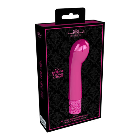Shots Royal Bijou Rechargeable Curved Bullet Vibrator Pink