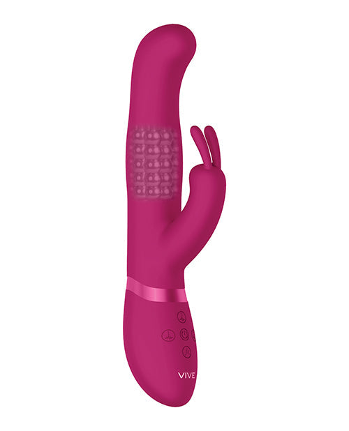 Shots Vive Izara Rotating Beads Rabbit Vibrator - Pink
