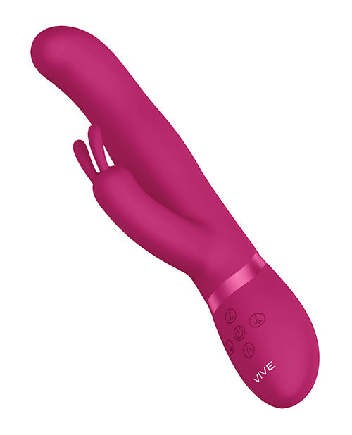 Shots Vive Izara Rotating Beads Rabbit Vibrator - Pink