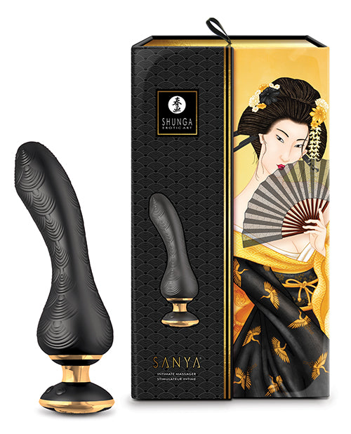Shunga Sanya Intimate Massager Raspberry Black