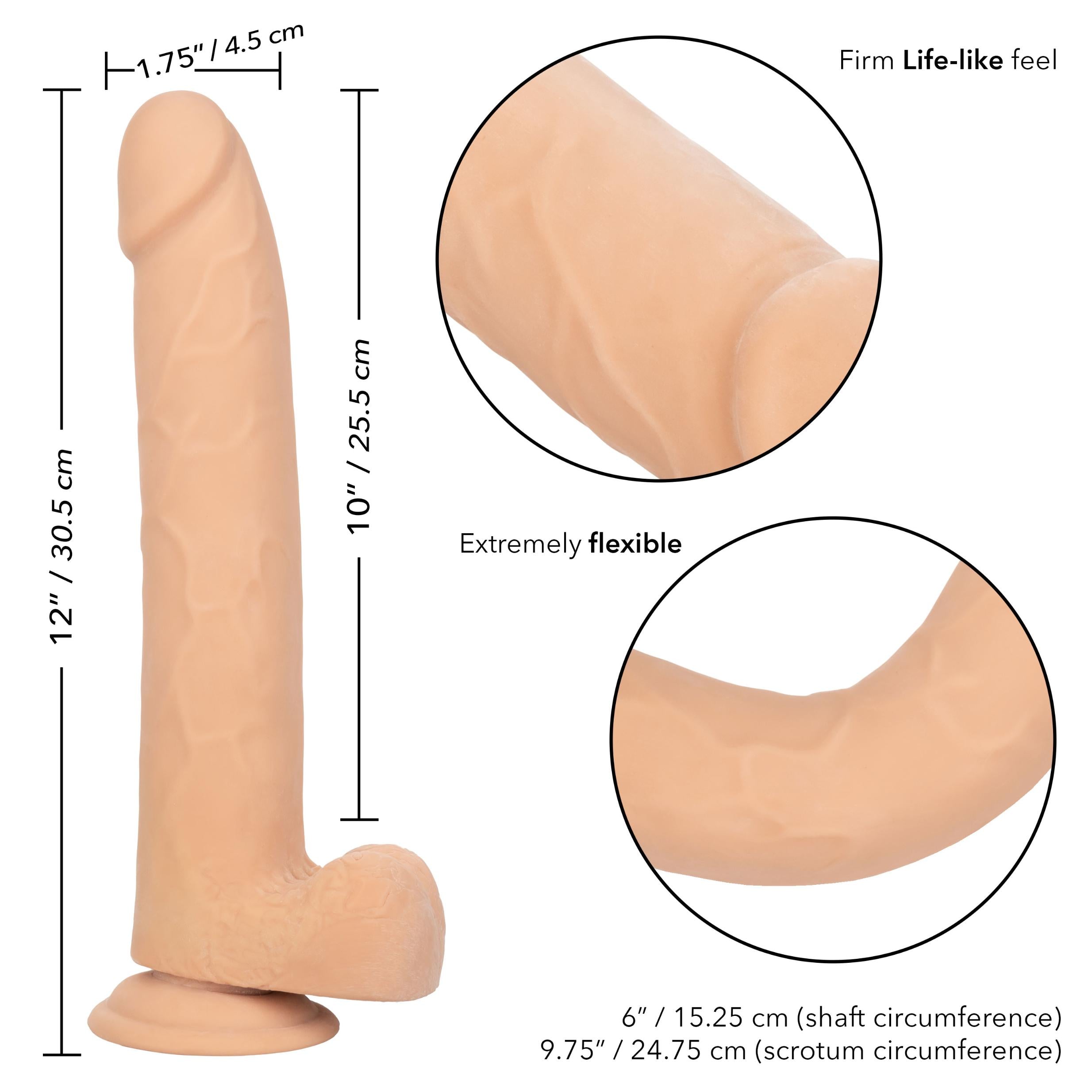 Size Queen 10-inch Realistic Dildo