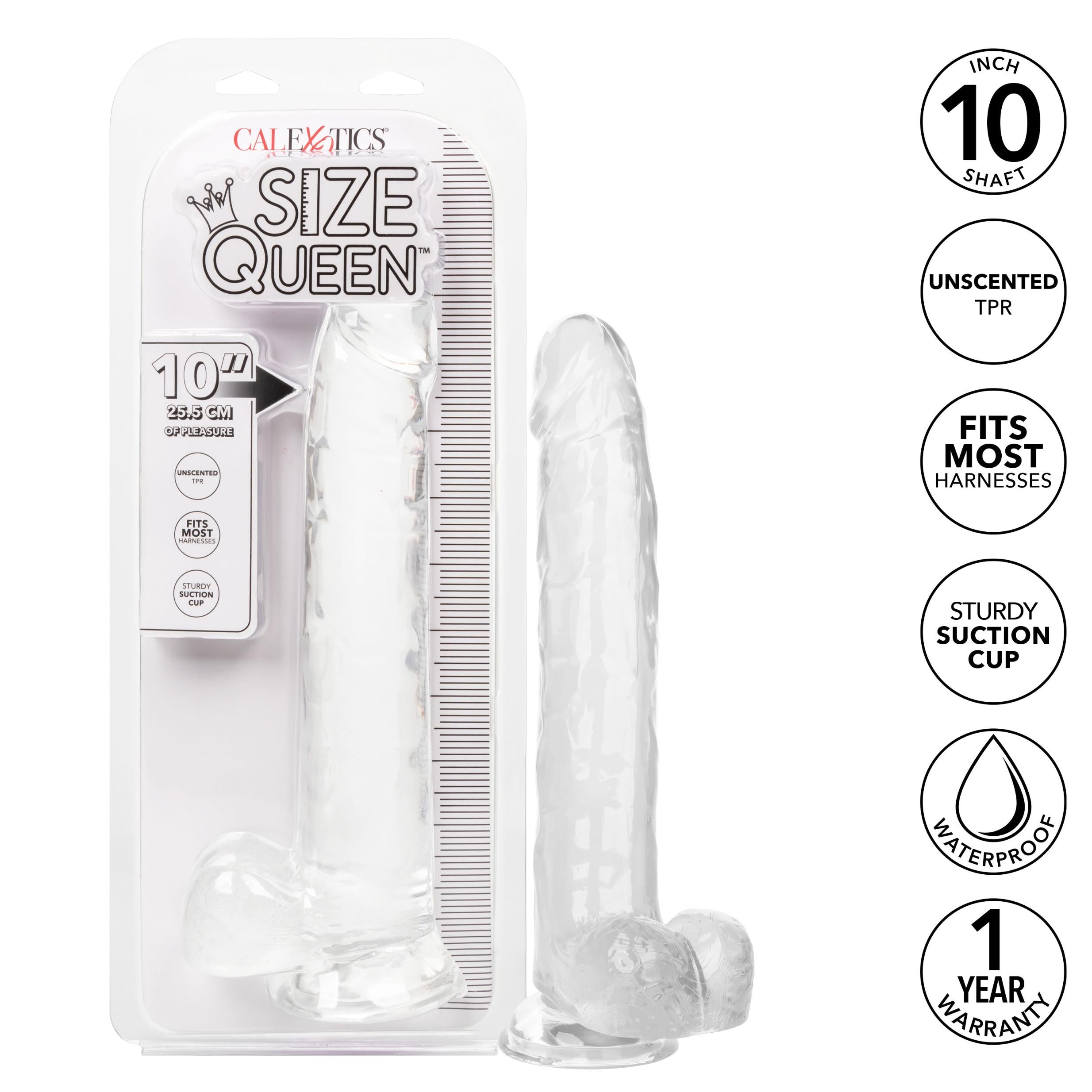 Size Queen 10-inch Realistic Dildo