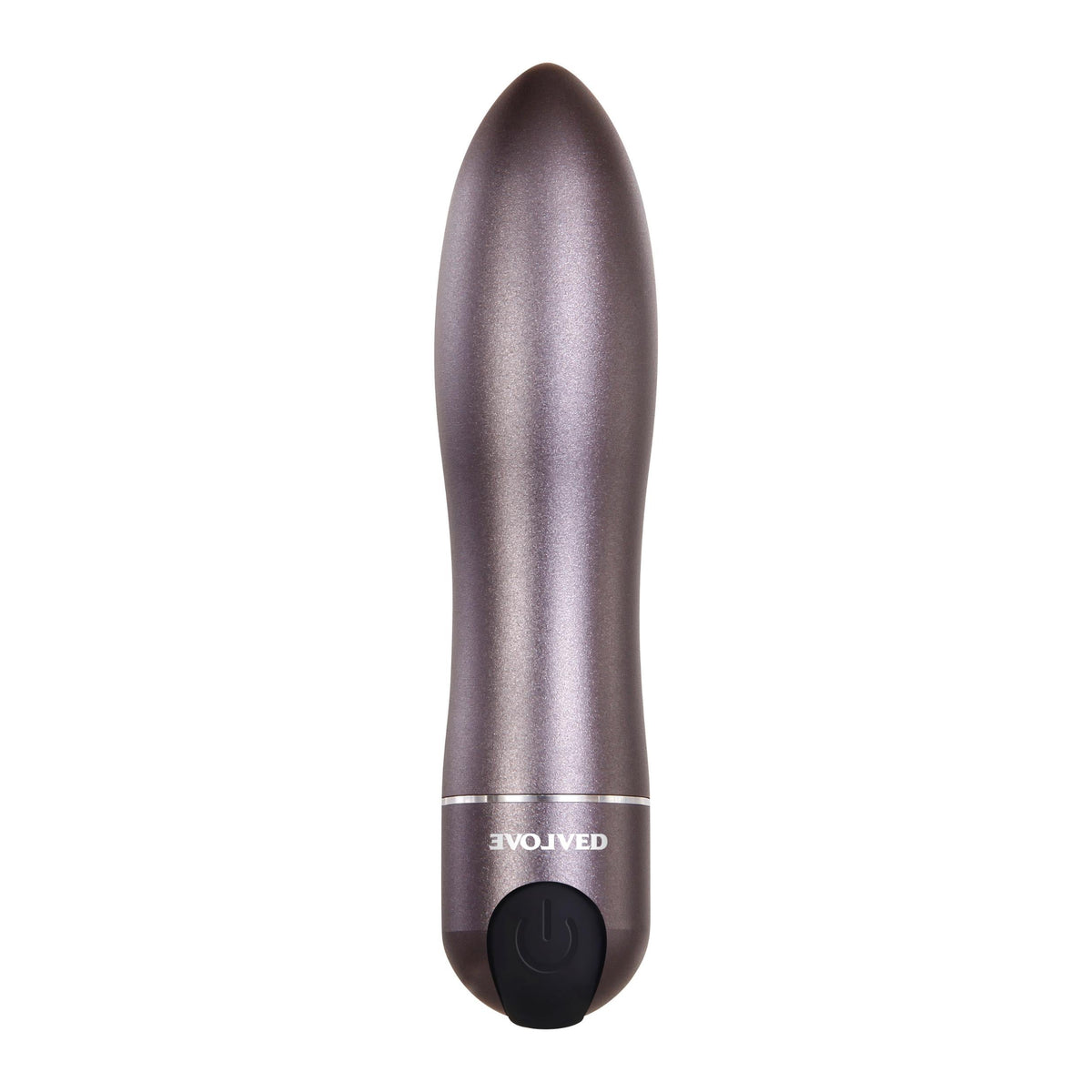 Sleek, Chic, and Powerful With Gunmetal Rechargeable Bullet