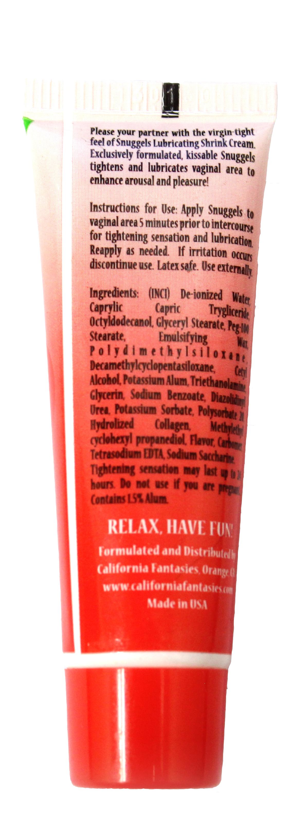 Snuggels - Lubricating Shrink Cream - - 0.42 Oz. Tube - Each