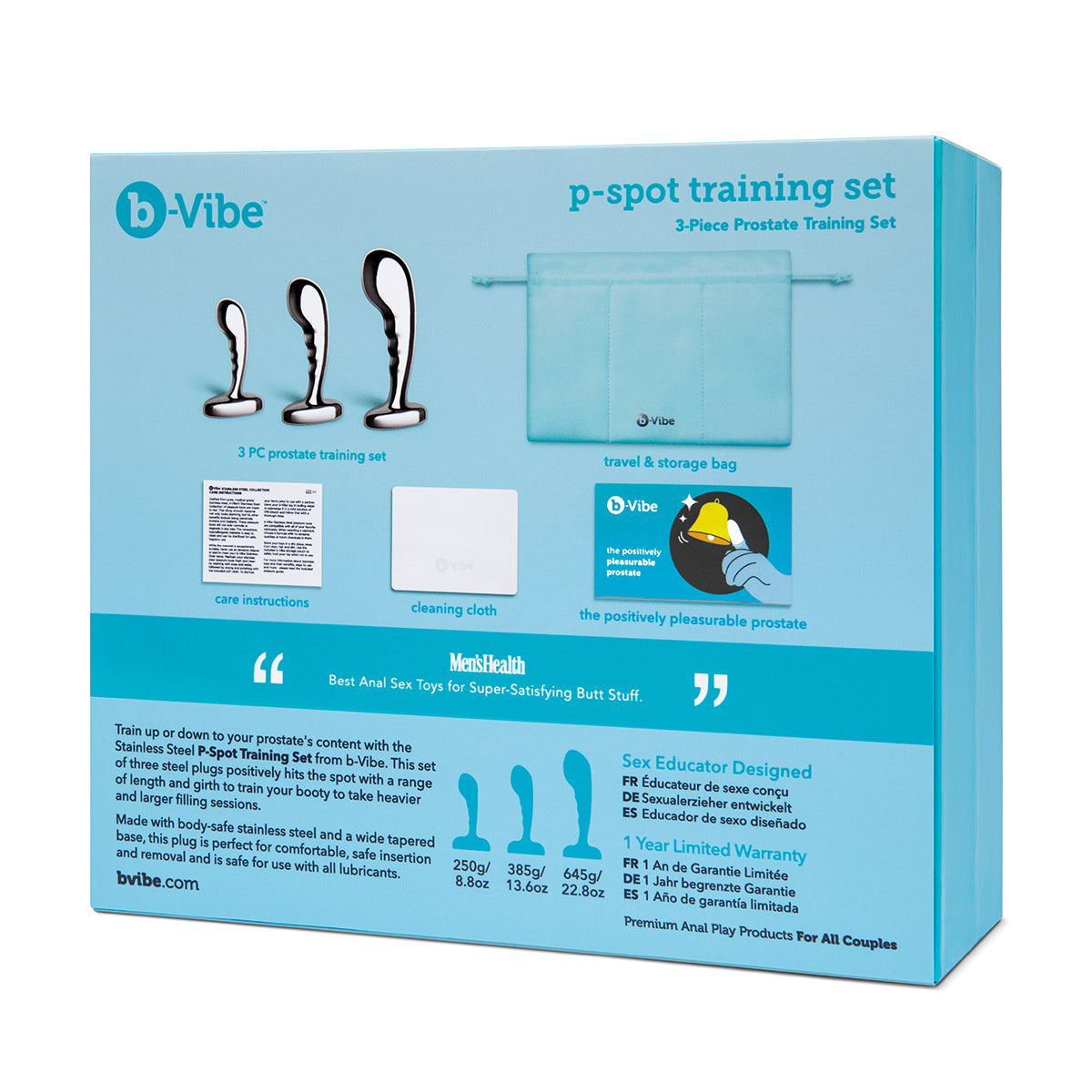 Stainless Steel P-spot Training Set