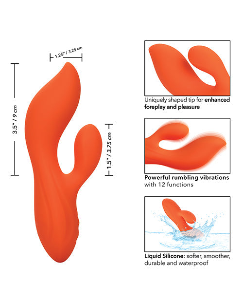Stella Liquid Silicone Dual Teaser Orange
