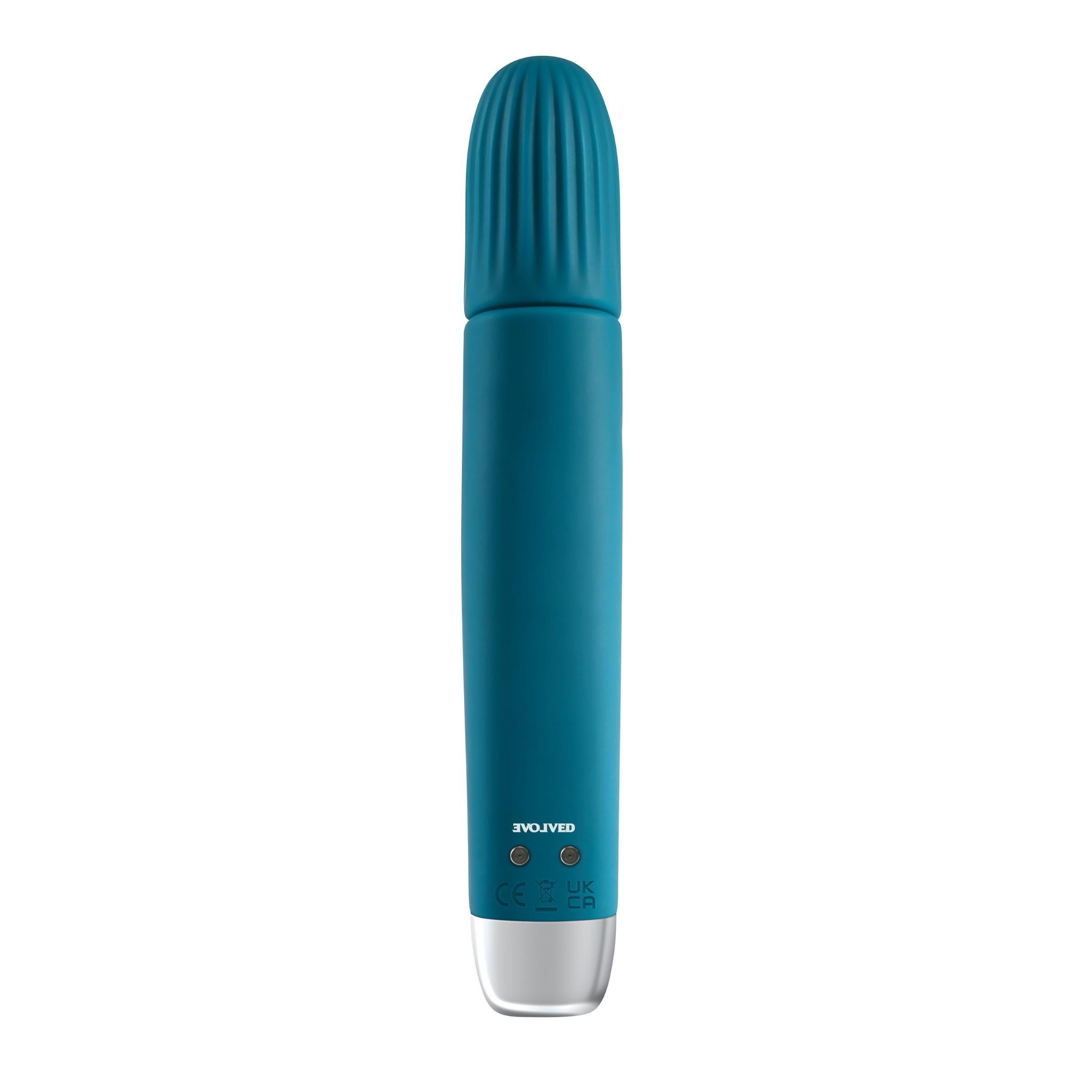 Super Slim Teal - Powerful Square-Shaped Vibrator