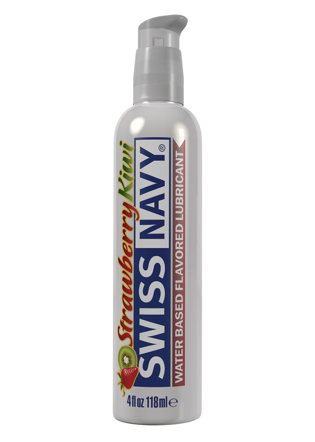 Swiss Navy Flavors Water Based Lubricant - 4 Fl. Oz. Strawberry Kiwi