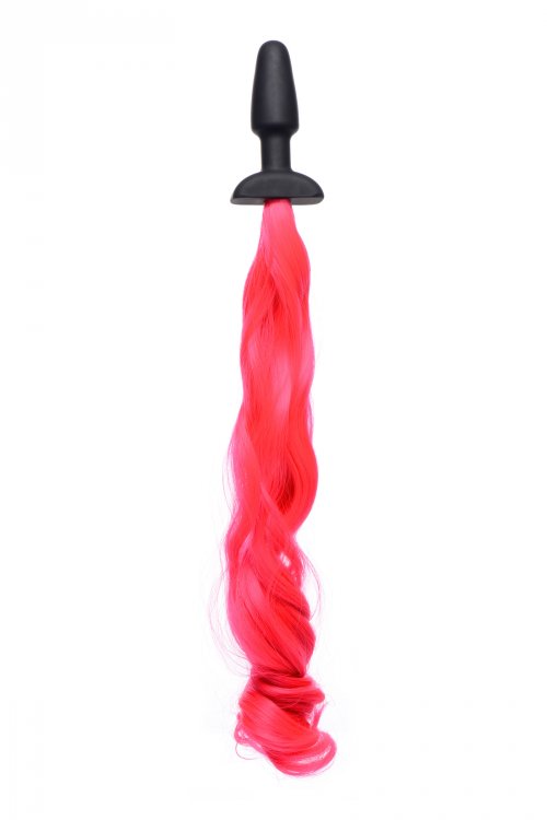 Tailz Hot Pink Pony Tail Anal Plug | ThatMood Tailz Hot Pink Pony Tail Anal Plug | ThatMood