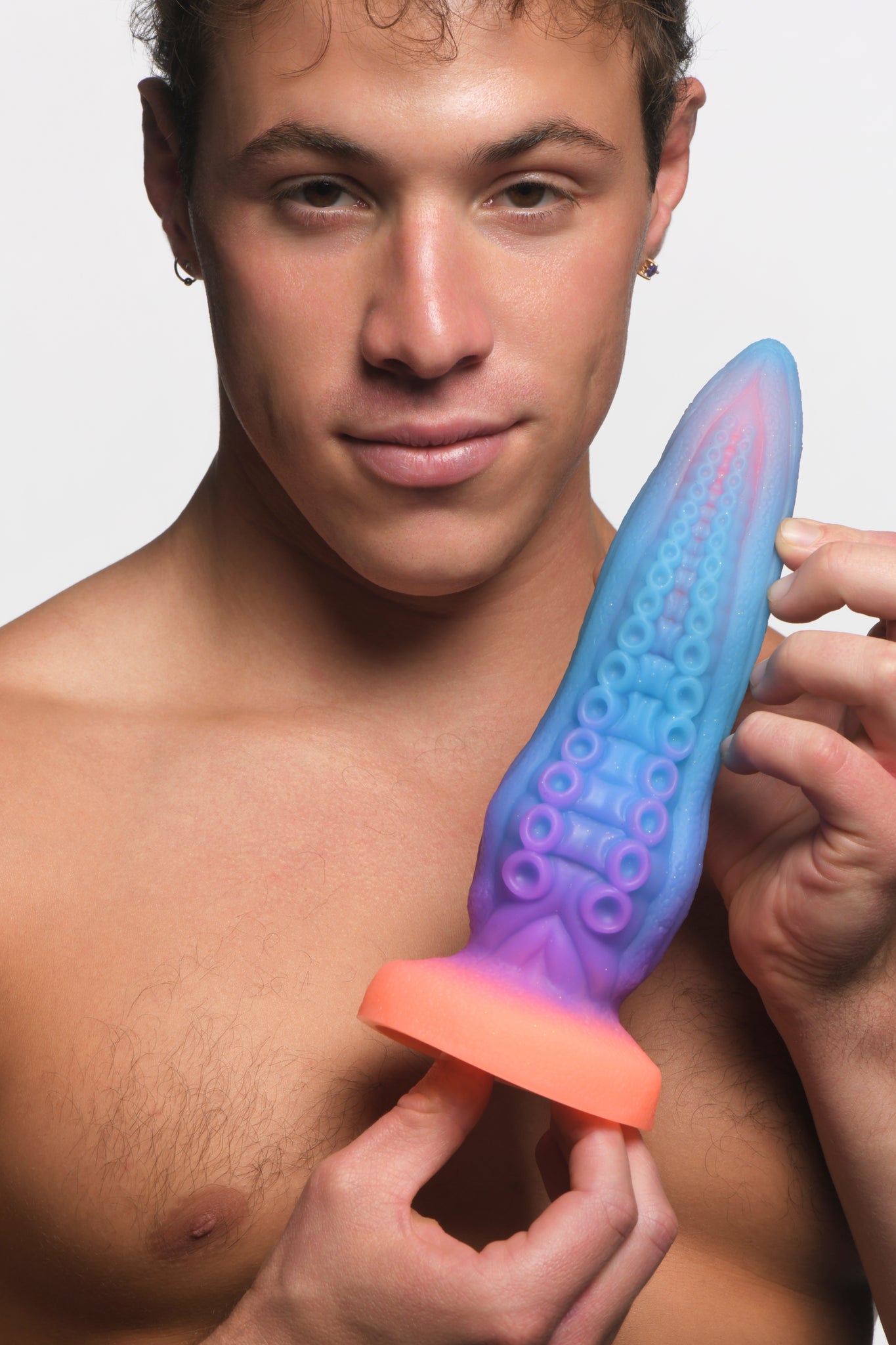 Tenta-Cock Silicone Fantasy Dildo Glow In The Dark by Creature Cocks