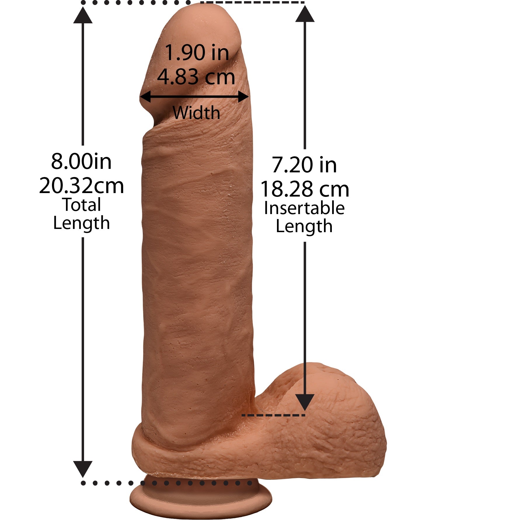 The D - Perfect D 8" Caramel