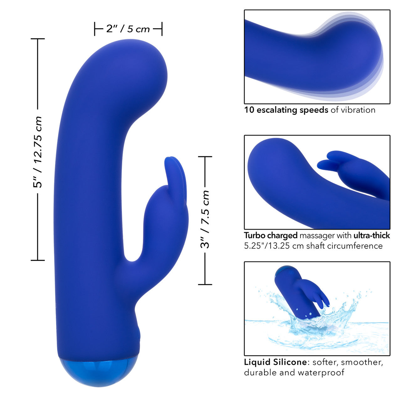 Thicc Chubby Bunny - Rabbit Vibrator - CalExotics