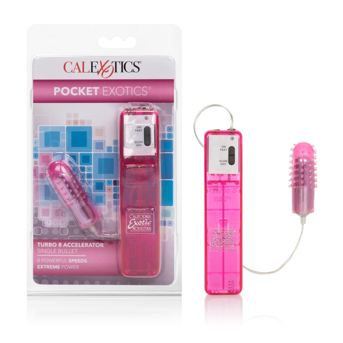 Turbo 8 Extreme Accelerator Double Bullets - Pink