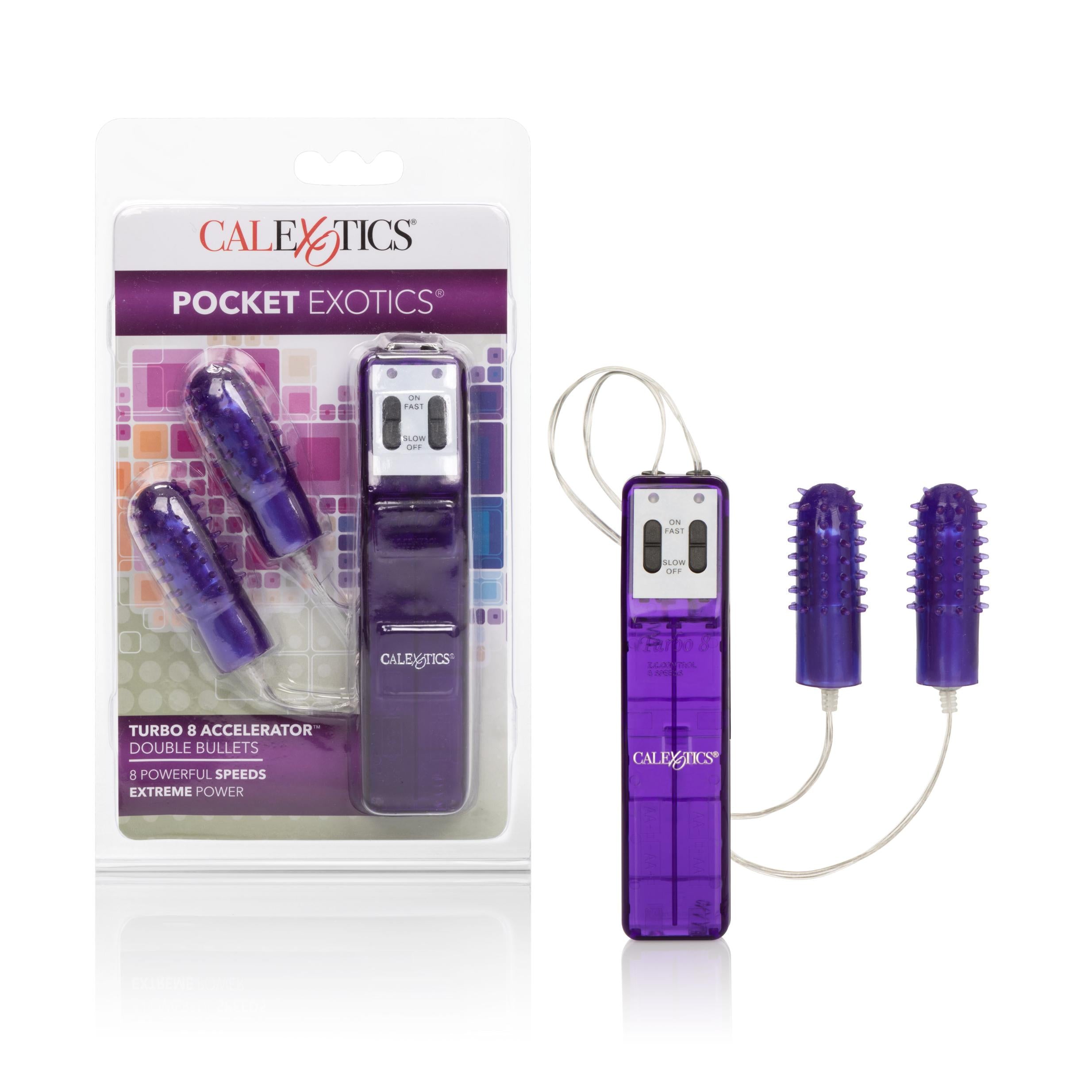 Turbo 8 Extreme Accelerator Double Bullets - Purple