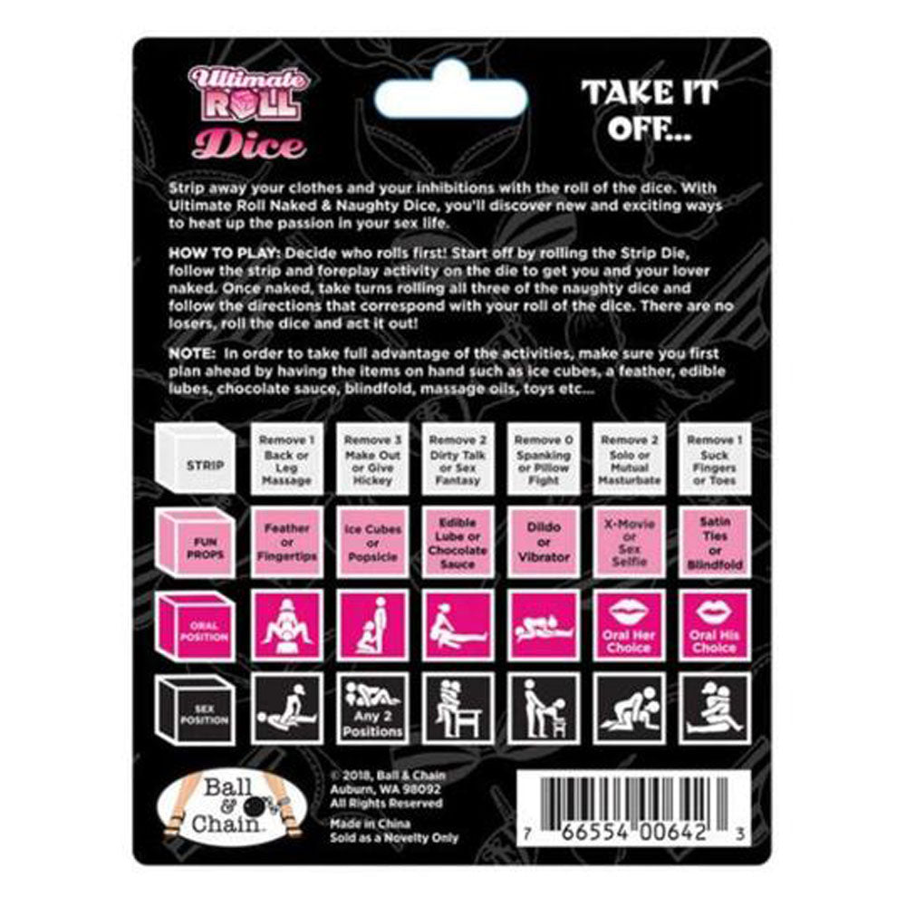 Ultimate Roll Naked & Naughty Dice