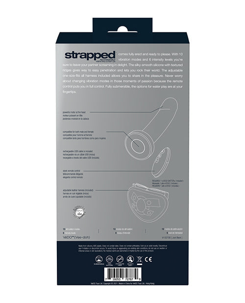 VeDO Strapped Vibrating Strap-On - Purple