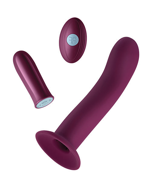 Versa Bullet Vibrator Plus S Sleeve - Dark Fucshia