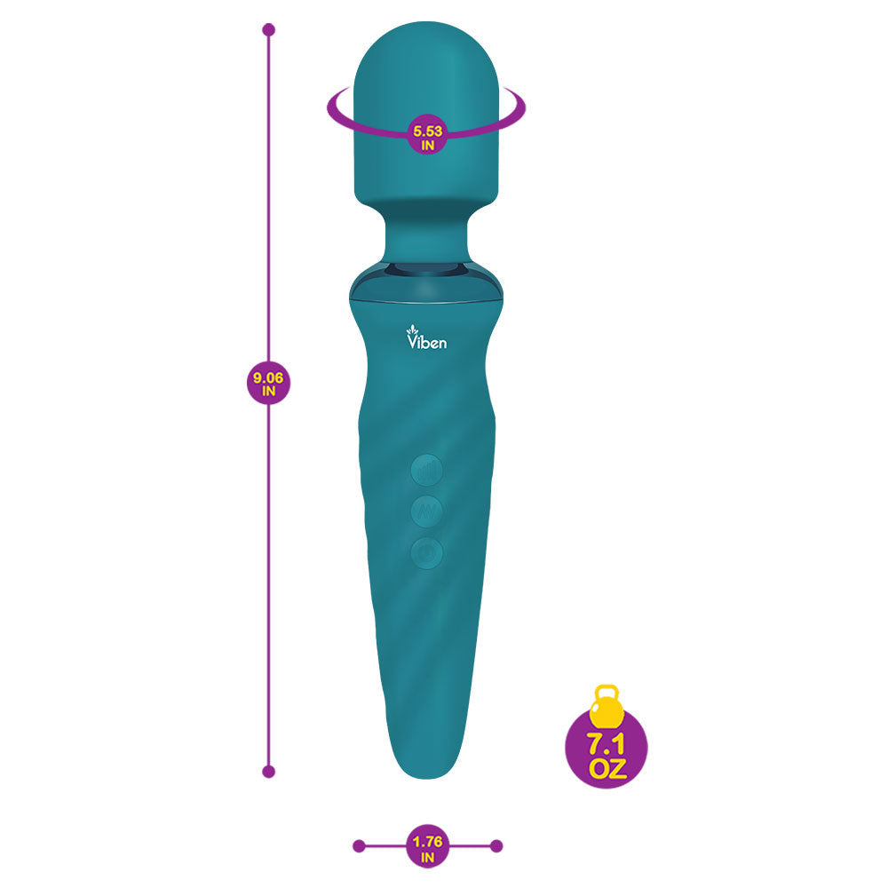 Viben Fierce Intense Wand Massager Ocean