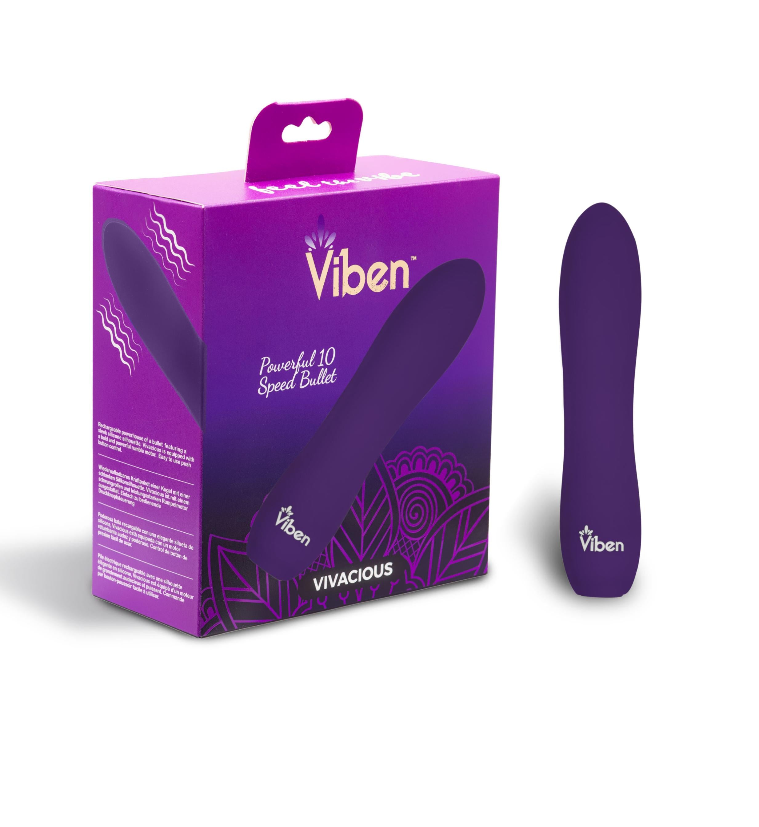 Vivacious:Premium Partner Intense 10-Function Bullet