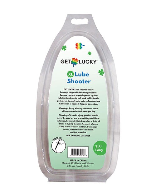 Voodoo Get Lucky Lube Shooter - Xl Black