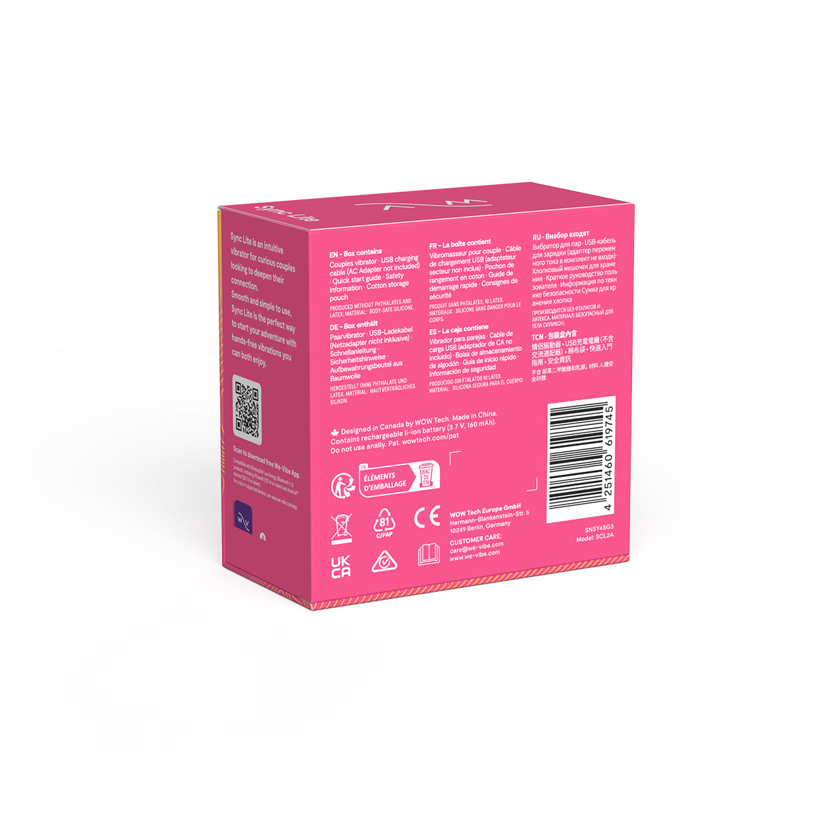 We-Vibe Sync Lite - Couples' Clitoral Stimulator