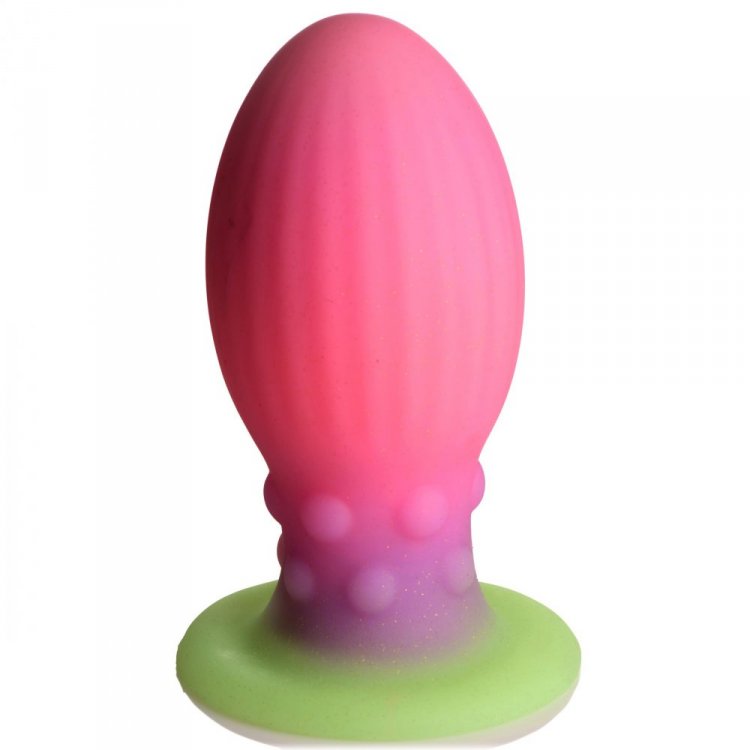 Xeno Xl Egg Glow In The Dark Silicone Egg by Creature Cocks