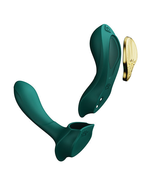 Zalo Aya Wearable Vibrator - Turquoise Green