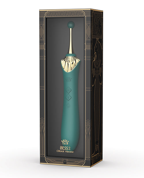 Zalo Bess 2.0 Clitoral Vibrator - Turquoise Green