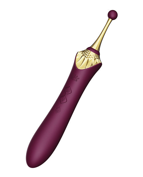 Zalo Bess 2.0 Clitoral Vibrator - Turquoise Green Velvet Purple