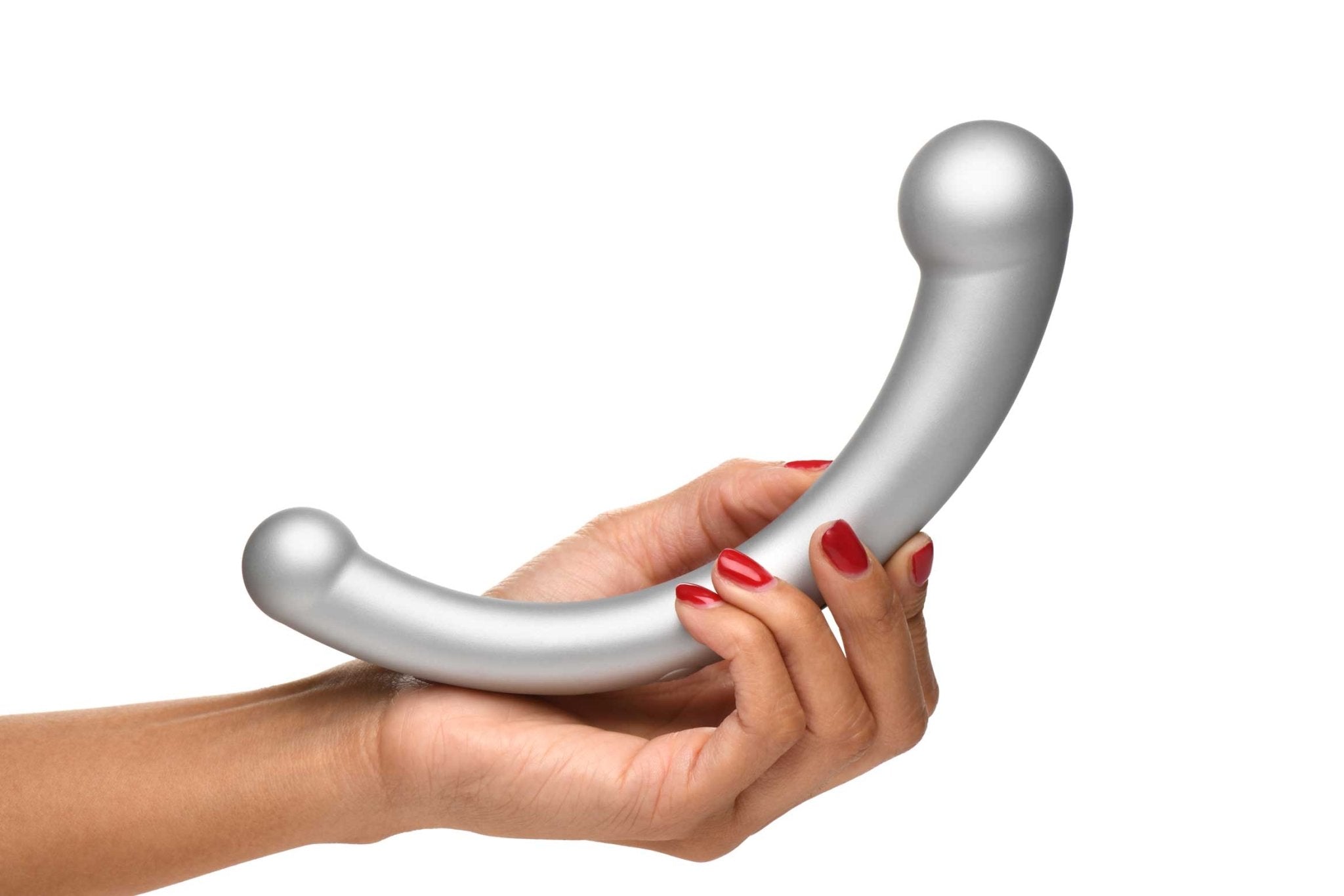 10x Vibra-Crescent Silicone Dual Ended Dildo