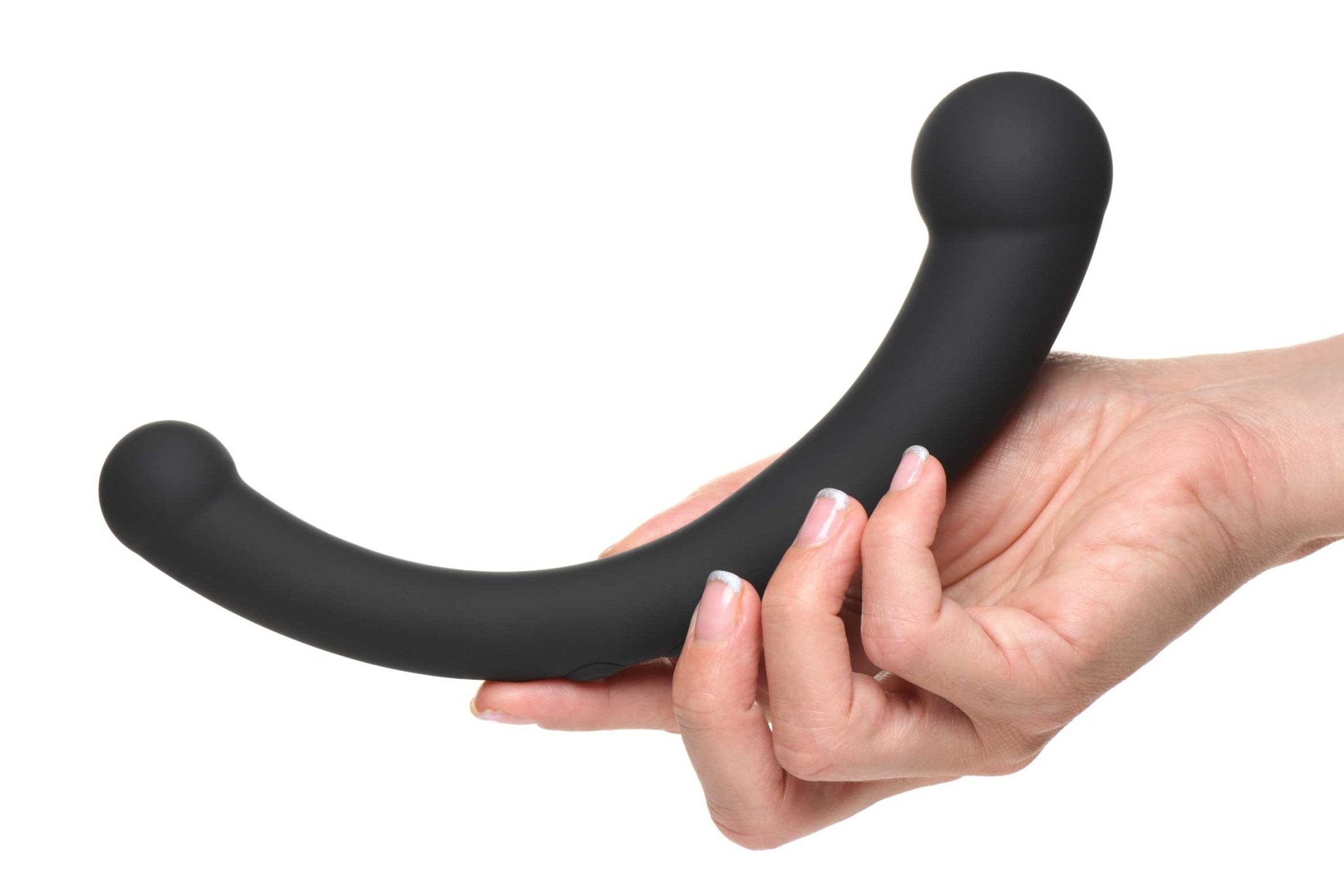10x Vibra-Crescent Silicone Dual Ended Dildo