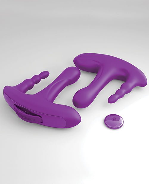 3some Rock N' Ride Silicone Vibrator - Pipedream