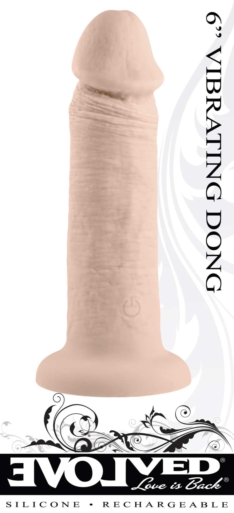6 Inch Girthy Vibrating Dong -