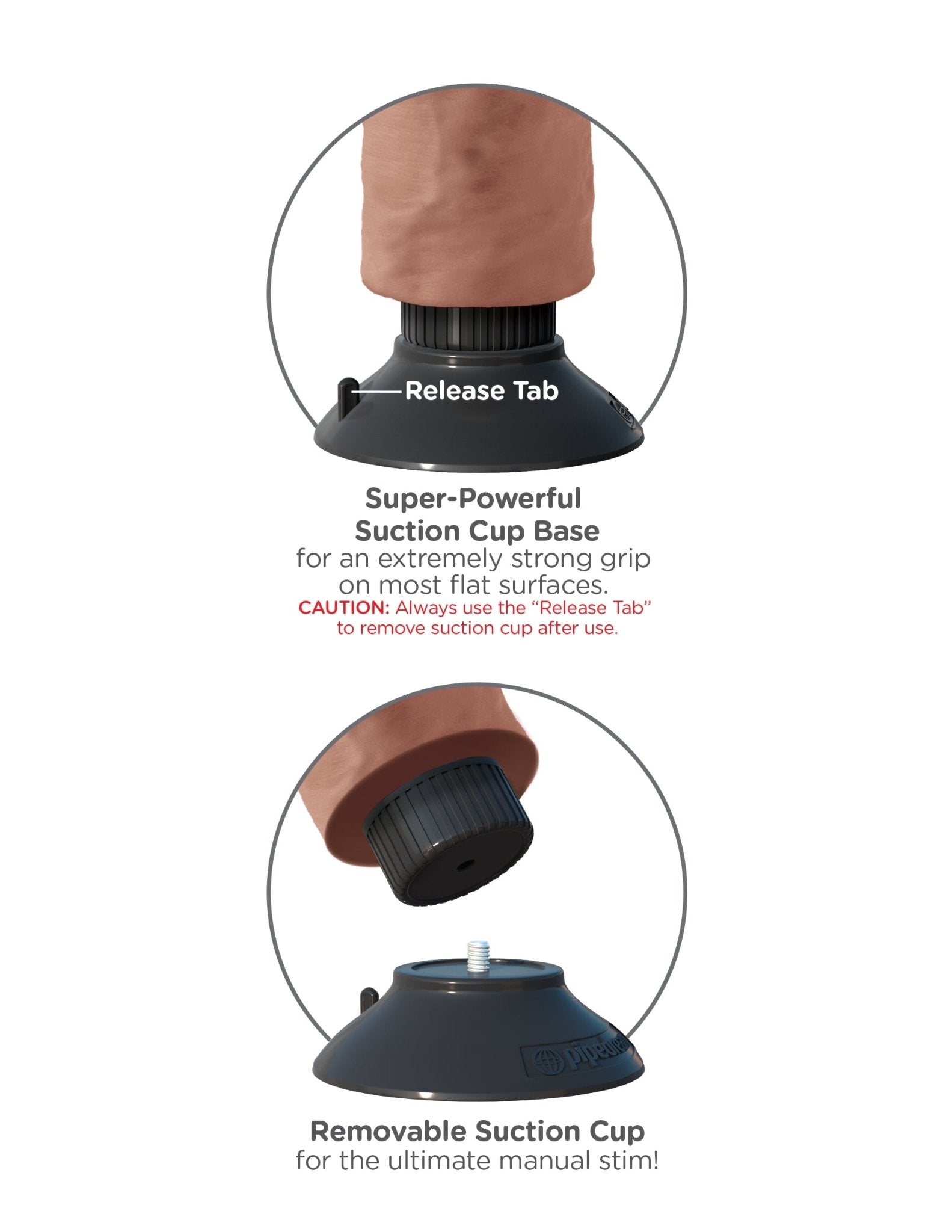7-Inch Realistic Vibrator: King Cock by Pipedream