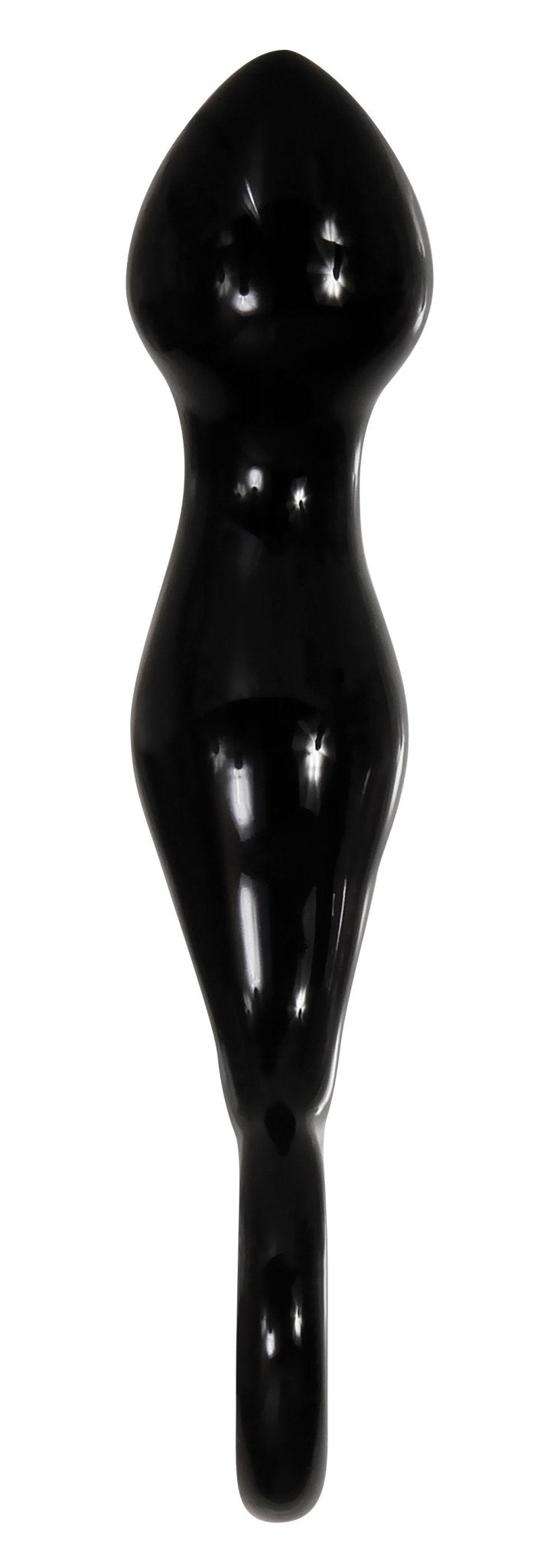 Adam's Glass Prostate Massager - Black