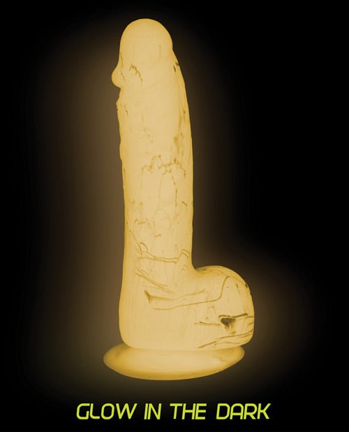Addiction Brandon 7.5" Glow In The Dark Fantasy Dildo - Pink