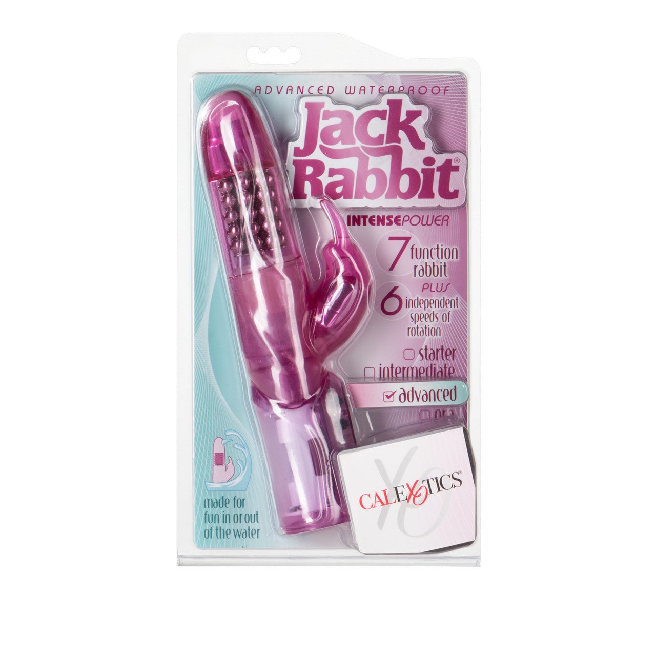 Advanced Waterproof Jack Rabbit Vibrator 5 Rows of Beads