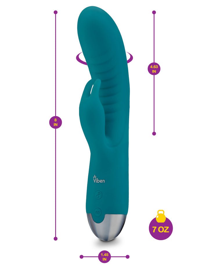 Alluring - Ocean - Come Hither G-Spot Vibrator Rabbit Vibrator