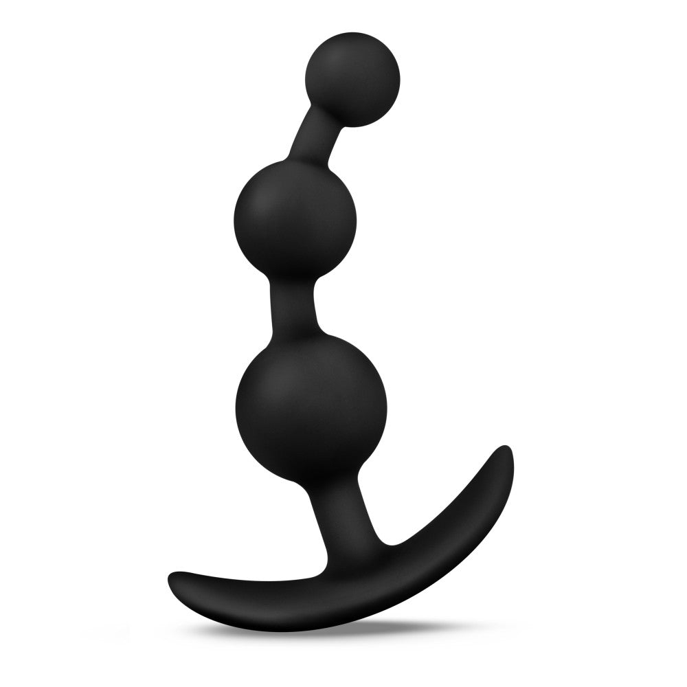 Anal Adventures - Platinum - Small Anal Beads - Black