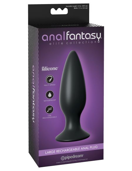 Anal Fantasy Elite Large Rechargeable Anal Plug