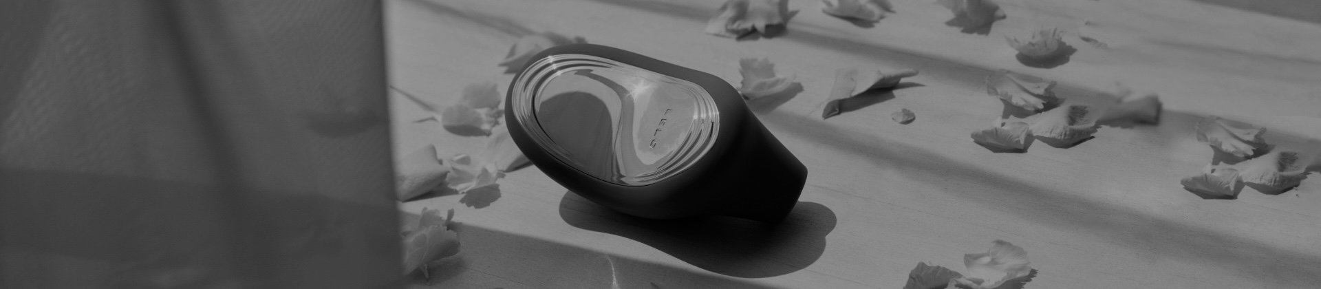 LELO vibrator with flower petals from our LELO toys Collection.