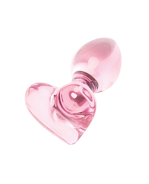 Nobu Rose Heart Plug Glass Butt Plug