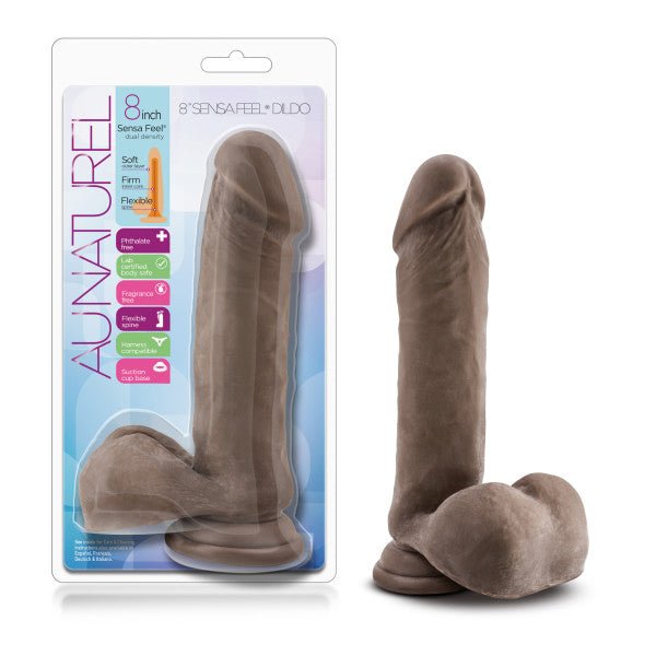 Au Naturel 8 Inch Sensa Feel Dildo