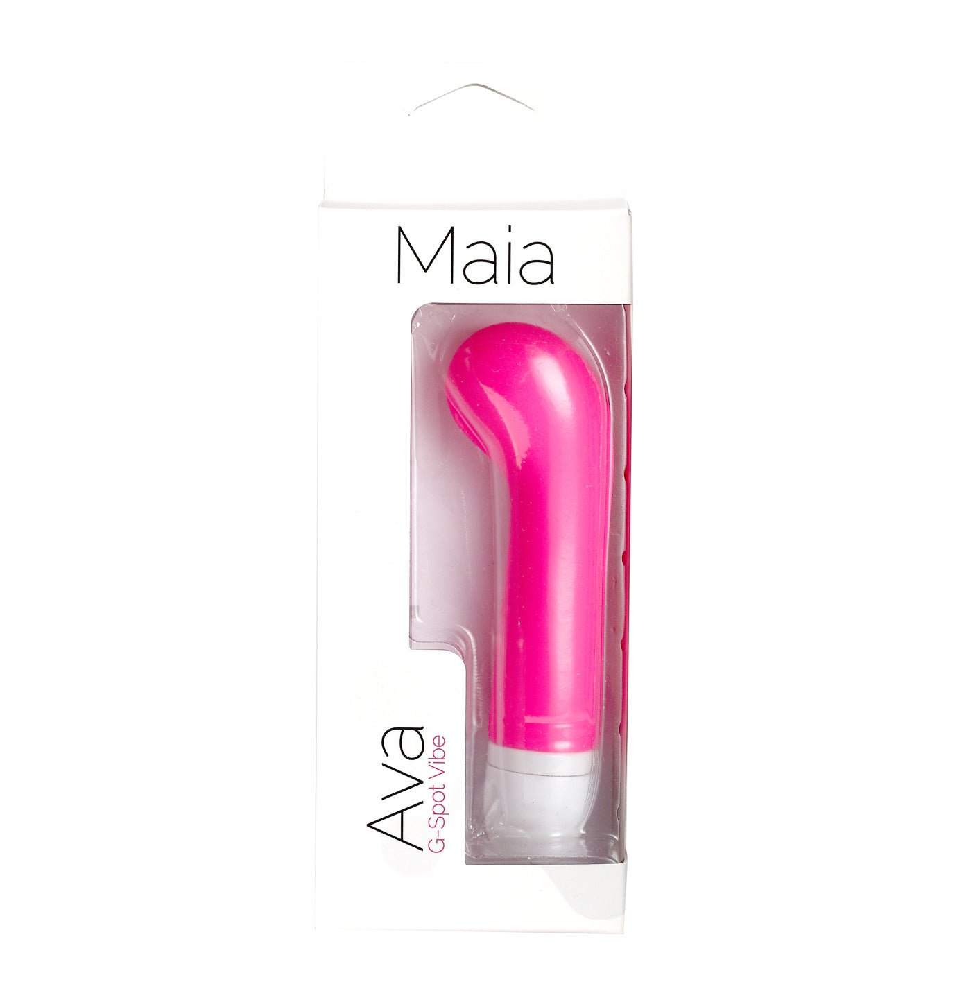Ava Silicone Mini G-Spot Vibrator - Pink (Maia Toys)