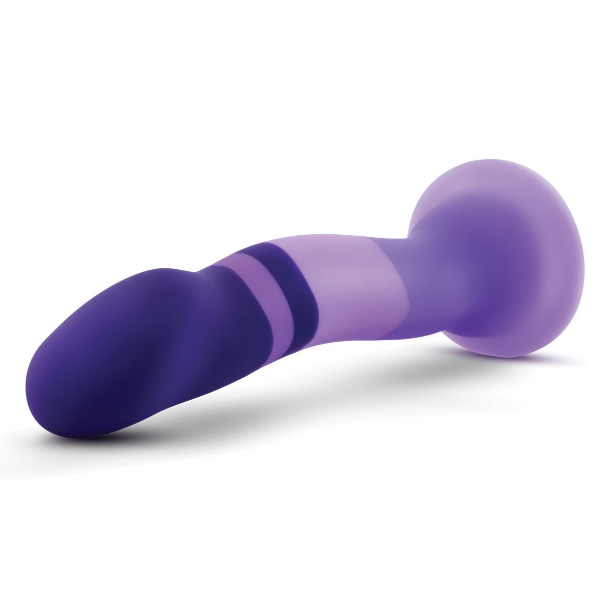 Avant D2 Purple Rain Multi-Color Silicone Dildo by Blush