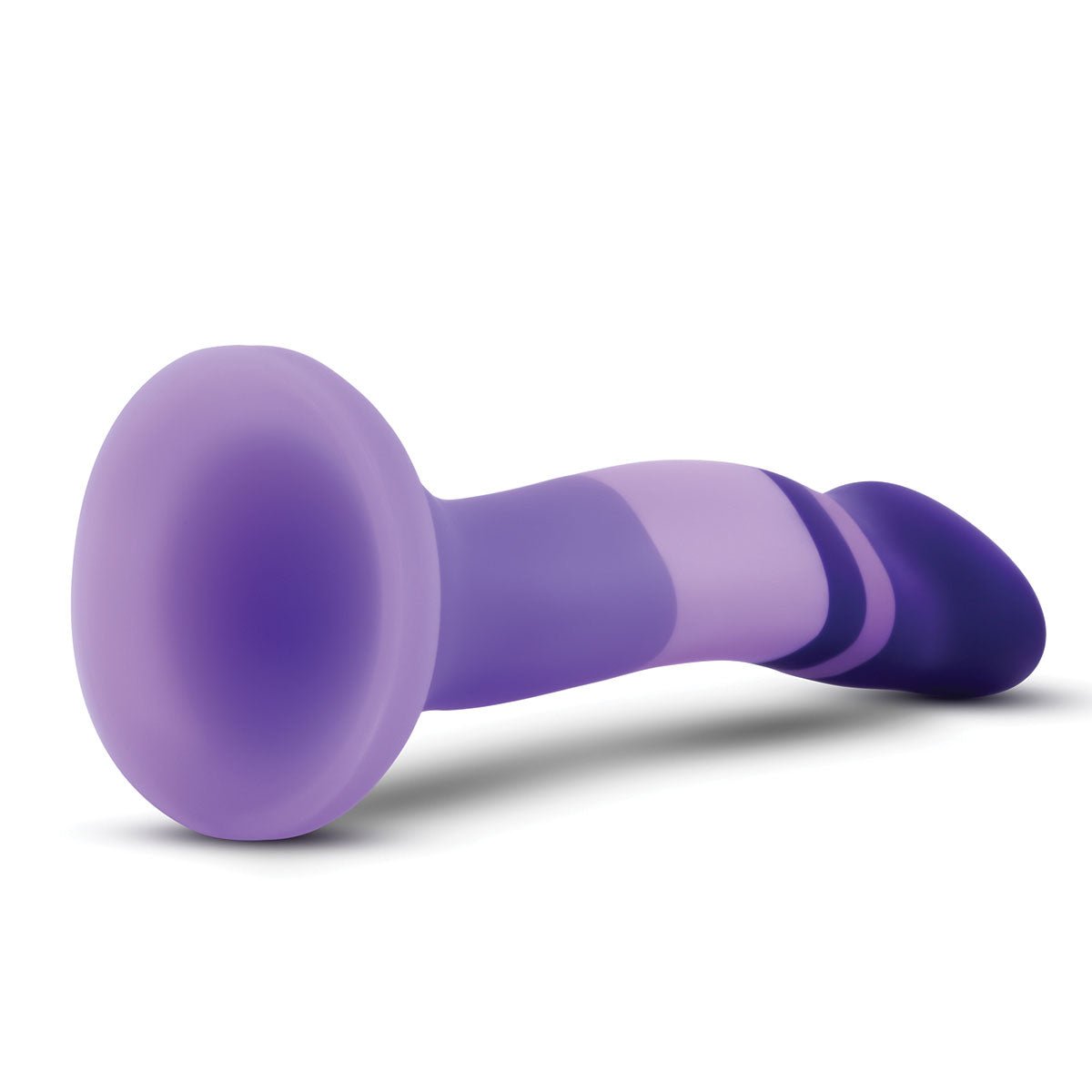 Avant D2 Purple Rain Multi-Color Silicone Dildo by Blush