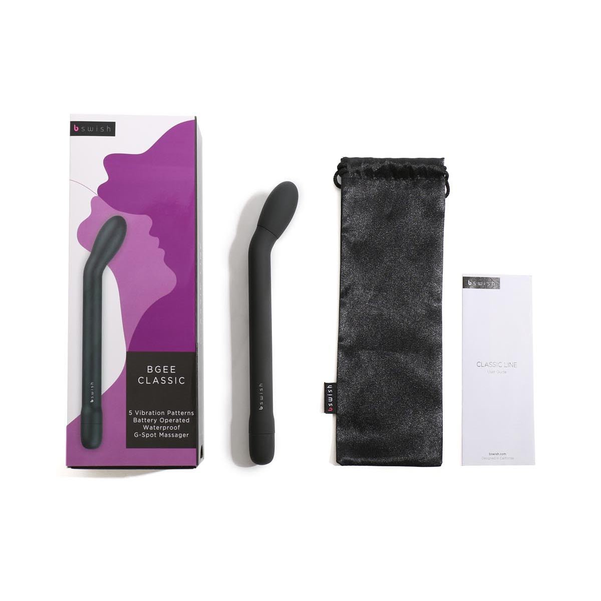 B Swish Bgee Classic - Black: G-Spot Vibrator